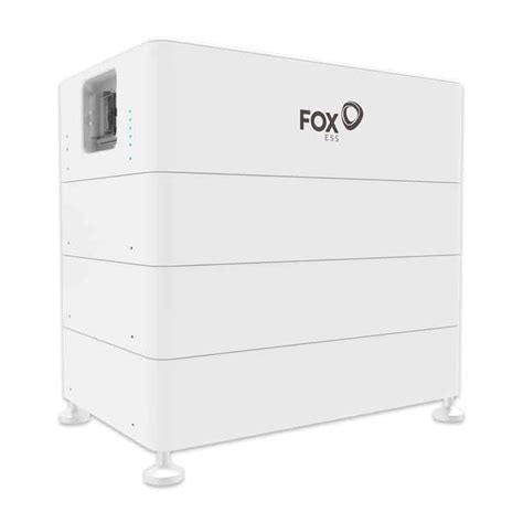 Additional batteries can be installed in series, allowing for a maximum storage capacity of 20. . Fox ess battery
